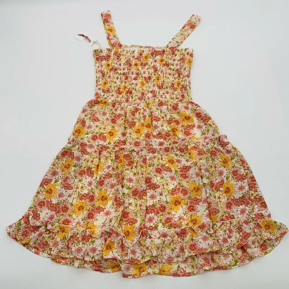 NWT | Jessica simpson | tiered Floral sun Dress with Straps | XS - Picture 6 of 7
